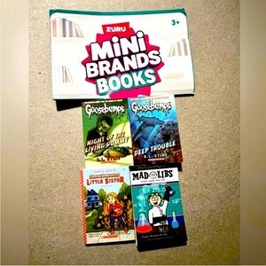 Zuru Mini Brands Books Lot of 4